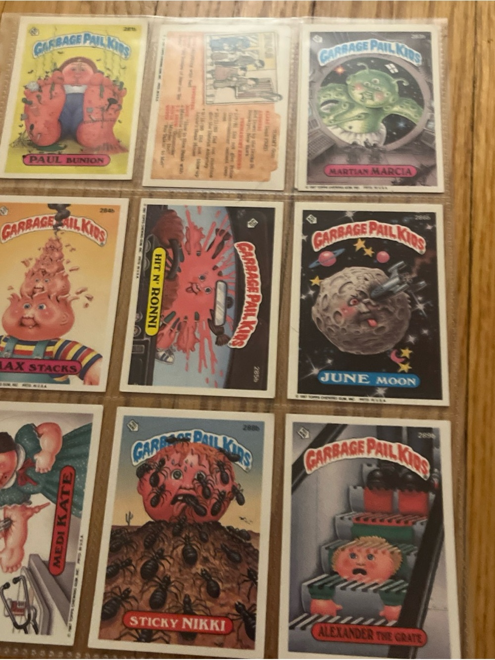 1987 Topps Garbage Pail Kids Original 7th Series 7 almost Complete 70/84 - Picture 9 of 10